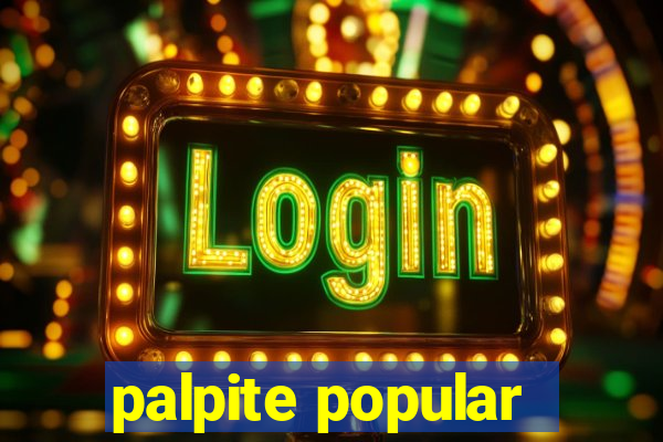 palpite popular